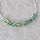 Mint Green Kyanite Beads Faceted Baguette Rectangle 2 PCs Natural Gemstone for DIY Jewelry Making Earring Supplies