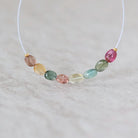 Multi Color Tourmaline Oval Beads Smooth 8 PCs Natural Gemstone DIY Jewelry Making Supplies
