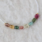 Multi Color Tourmaline Oval Beads Smooth 8 PCs Natural Gemstone DIY Jewelry Making Supplies