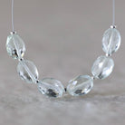 Natural Aquamarine Oval Faceted Beads 5mm Nuggets Stone Chunk Gemstone Bead Jewelry Making Craft Gift Beads March Birthstone