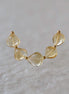 Natural Citrine Heart Beads Smooth 6-9mm 5 Pcs Yellow Gemstone Beads for DIY Jewelry Making