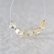 Natural Citrine Nugget Beads Chunks Stones Freeform 6-9mm 5 Pcs Yellow Gemstone for DIY Jewelry Making