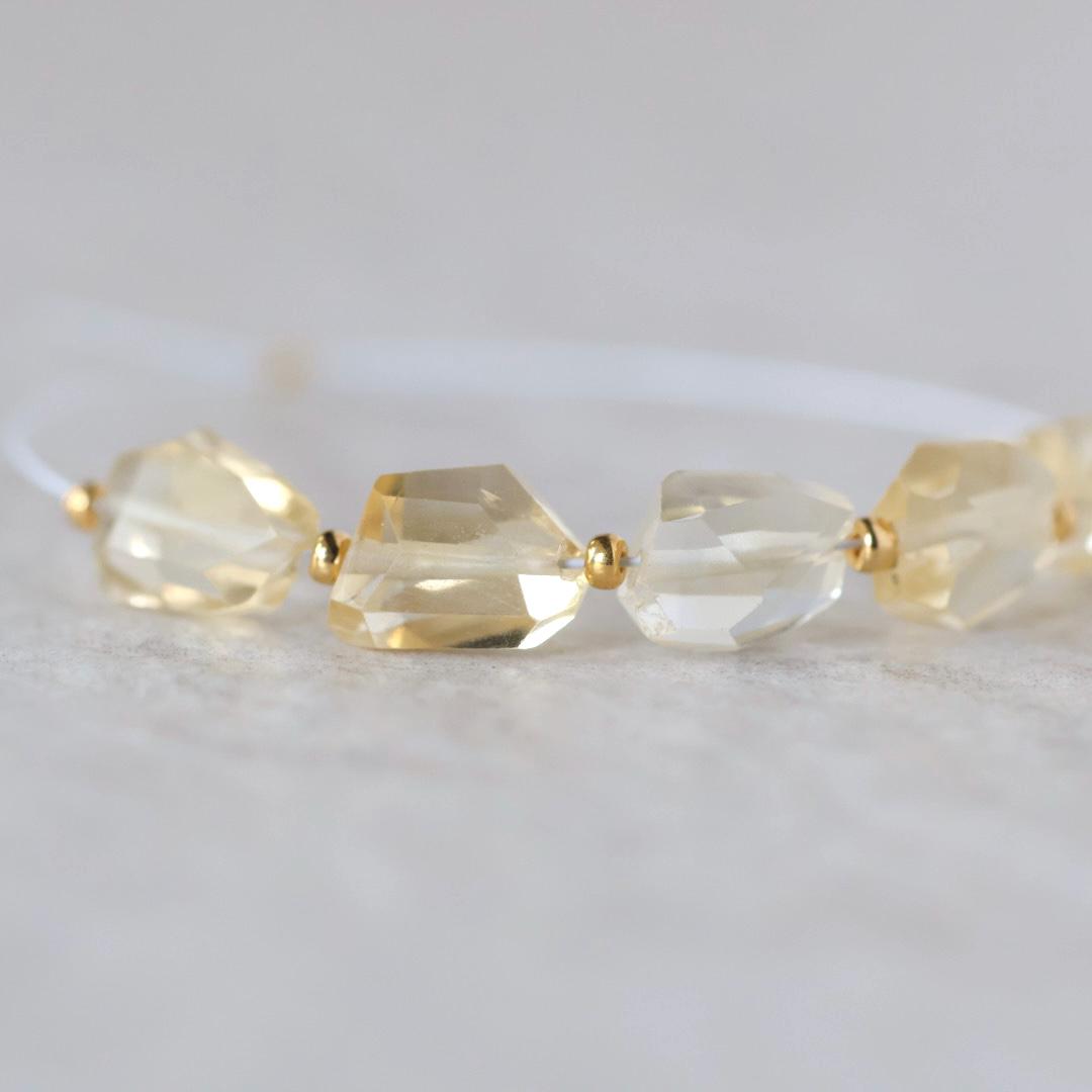 Natural Citrine Nugget Beads Chunks Stones Freeform 6-9mm 5 Pcs Yellow Gemstone for DIY Jewelry Making
