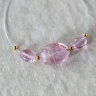 Natural Imperial Pink Topaz Oval Beads Smooth 3 Pcs Natural Gemstone Bead for DIY Jewelry Making