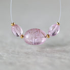 Natural Imperial Pink Topaz Oval Beads Smooth 3 Pcs Natural Gemstone Bead for DIY Jewelry Making