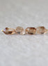 Natural Imperial Topaz Nugget Beads Chunks 4 Pcs Natural Gemstone Beads for Jewelry Making Earrings Pendants
