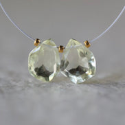 Natural Imperial Topaz Nugget Beads Chunks 4 Pcs Natural Gemstone Beads for Jewelry Making Earrings Pendants