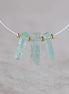 Natural Nigerian Emerald Stick Beads Tube Briolettes 12-13mm Raw Emerald Gemstone for DIY Jewelry Making Earrings Pendant Supplies