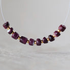 Natural Purple Spiny Oyster Bead Shell Tube Nuggets Smooth 3mm Natural Shell Accents for DIY Jewelry Making Supplies