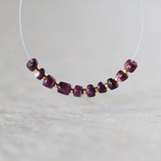 Natural Purple Spiny Oyster Bead Shell Tube Nuggets Smooth 3mm Natural Shell Accents for DIY Jewelry Making Supplies