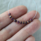 Natural Purple Spiny Oyster Bead Shell Tube Nuggets Smooth 3mm Natural Shell Accents for DIY Jewelry Making Supplies