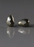 Natural Pyrite Faceted Teardrop Bead 5x7mm, 1 Pc
