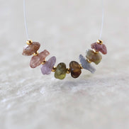 Natural Raw Multi Sapphire Nugget Beads Rough Colorful Sapphire Chunks Gemstone for DIY Jewelry Making