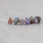 Natural Raw Multi Sapphire Nugget Beads Rough Colorful Sapphire Chunks Gemstone for DIY Jewelry Making