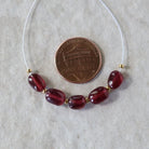 6mm Ruby Oval x Beads – Smooth Oval Natural Gemstone