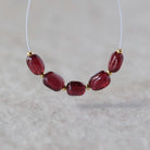 6mm Ruby Oval x Beads – Smooth Oval Natural Gemstone