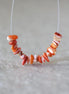 Natural Spiny Oyster Shell Chip Beads Smooth 4-7mm 2” Natural Shell Accent Beads for DIY Jewelry Making Earrings Pendants