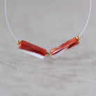 Natural Spiny Oyster Shell Tube Bead Smooth Natural Shell Accent Beads for DIY Jewelry Making