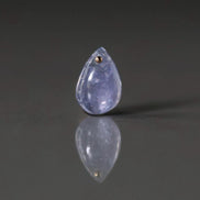 Natural Tanzanite Smooth Briolette Bead 8x11mm Teardrop Top Center Drilled Stone Gemstone Bead for DIY Jewelry Making Pendant