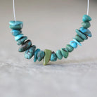 Natural Turquoise Chip Beads Nuggets Smooth 4-7mm 2” strand Vintage Turquoise Gemstone Beads DIY Jewelry Making December Birthstone