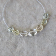 Natural Yellow Aquamarine Oval Beads Smooth 5mm Nuggets Stone Chunk Gemstone Bead Jewelry Making Craft Gift Beads March Birthstone