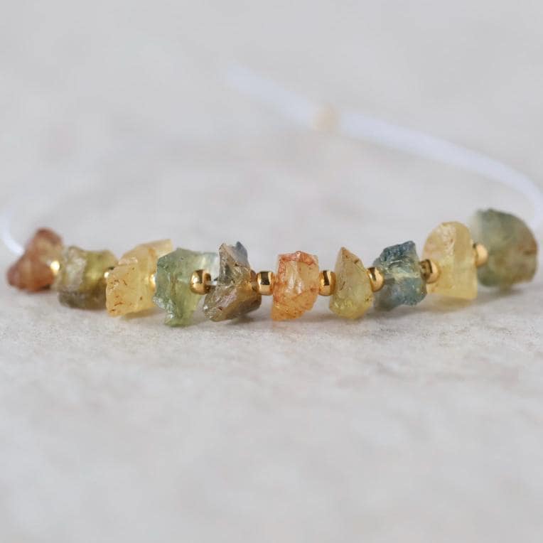 Natural Yellow Green Sapphire Beads Nuggets Raw Sapphire Chunks Gemstone for DIY Jewelry Making