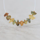 Natural Yellow Green Sapphire Beads Nuggets Raw Sapphire Chunks Gemstone for DIY Jewelry Making