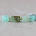 Peruvian Green Opal Nugget Beads Freeform Chunks 4 Pcs Opal Genuine Gemstone Beads Natural Opal for Jewelry Making Beading Craft Gift Beads