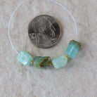 Peruvian Green Opal Nugget Beads Freeform Chunks 4 Pcs Opal Genuine Gemstone Beads Natural Opal for Jewelry Making Beading Craft Gift Beads