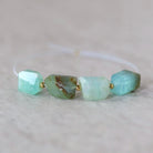 Peruvian Green Opal Nugget Beads Freeform Chunks 4 Pcs Opal Genuine Gemstone Beads Natural Opal for Jewelry Making Beading Craft Gift Beads