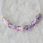 Pink Purple Sapphire Teardrop Beads - Smooth Drops Natural Gemstone 4 Pcs