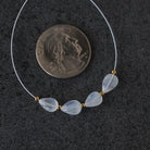 Rainbow Moonstone Teardrop Beads Smooth Oval 4 PCs Natural Gemstone for DIY Jewelry Making