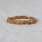 Rare 2mm Topazolite Beads Faceted Yellow Garnet Natural Gemstone for DIY Jewelry Making 15” Strand