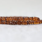 RARE 4mm Yellow Garnet Beads Topazolite Faceted Rondelle Natural Gemstone for DIY Jewelry Making Supplies