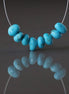 Rare AAA Blue Ridge Orvil Jack Turquoise Nugget Beads Smooth 4-6mm 8 PCs Nevada Turquoise Gemstone Beads DIY Jewelry Making