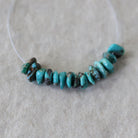 Rare AAA Carico Lake Turquoise Chip Beads Nuggets Smooth 4-6mm 15 PCs Nevada Turquoise Gemstone Beads DIY Jewelry Making