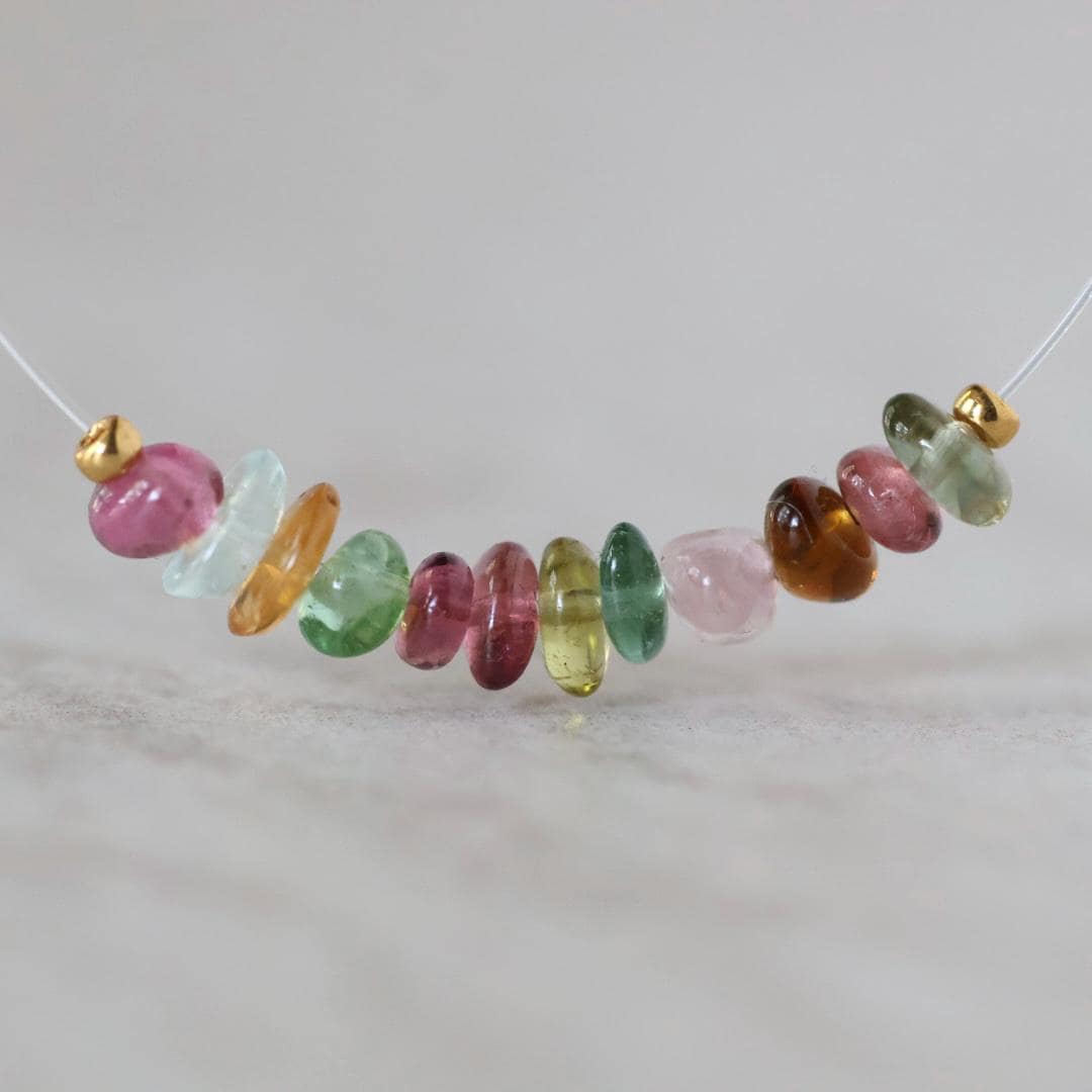 Rare AAA Congo Multi Tourmaline Beads Smooth Nuggets 12 Pcs Genuine Gemstone for DIY Jewelry Making