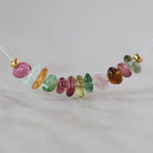 Rare AAA Congo Multi Tourmaline Beads Smooth Nuggets 12 Pcs Genuine Gemstone for DIY Jewelry Making