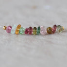 Rare AAA Congo Multi Tourmaline Beads Smooth Nuggets 12 Pcs Genuine Gemstone for DIY Jewelry Making