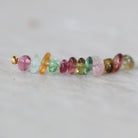 Rare AAA Congo Multi Tourmaline Beads Smooth Nuggets 12 Pcs Genuine Gemstone for DIY Jewelry Making