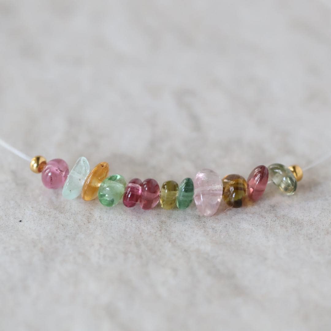 Rare AAA Congo Multi Tourmaline Beads Smooth Nuggets 12 Pcs Genuine Gemstone for DIY Jewelry Making