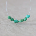 Rare AAA Emerald Valley Turquoise Nugget Beads Smooth 5-6mm 6 PCs Nevada Turquoise Gemstone Beads DIY Jewelry Making