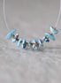 Rare AAA Golden Hills Turquoise Chip Beads Smooth Nuggets Kazakhstan Lavender Turquoise Gemstone Beads DIY Jewelry Making