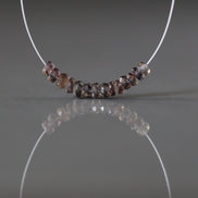 Rare Brown Sapphire Beads Faceted Rondelle 3-3.5mm Natural Sapphire 1” Genuine Gemstone Beads for DIY Jewelry Making Supplies