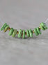Rare Canada Gaspeite Chip Beads Nuggets Smooth 4-5mm 12 PCs Natural Green Gemstone Beads for DIY Jewelry Making Earrings Supplies
