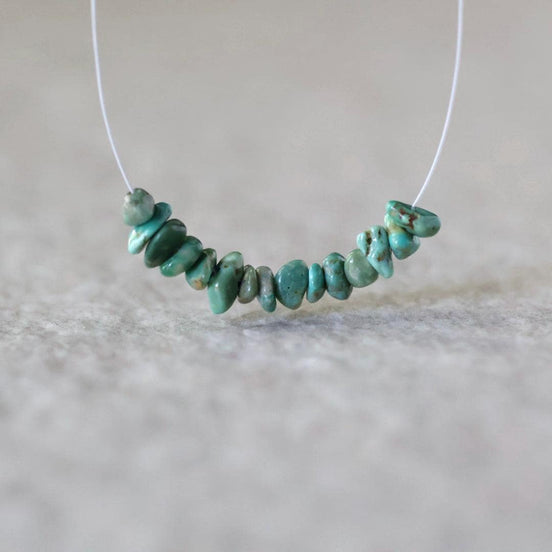 Rare Fox Nevada Turquoise Chip Beads Petal Nuggets Smooth 4-6mm 15 PCs Gemstone Beads DIY Jewelry Making December Birthstone