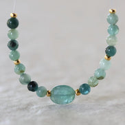 Rare Grandidierite Beads Faceted Oval Smooth Round 3.5mm Natural Teal Gemstone for DIY Jewelry Making Supply