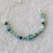Rare Grandidierite Beads Faceted Oval Smooth Round 3.5mm Natural Teal Gemstone for DIY Jewelry Making Supply