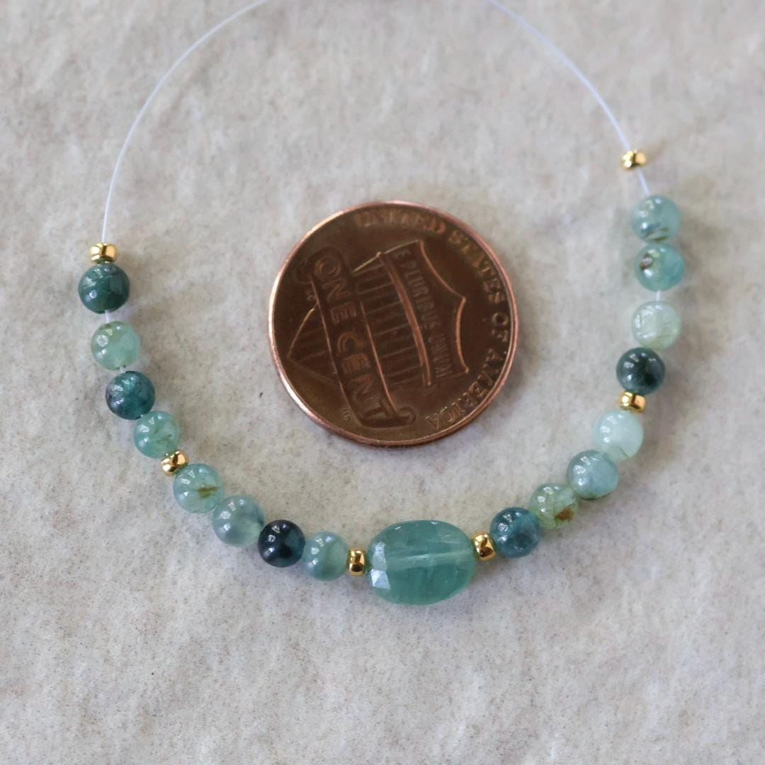 Rare Grandidierite Beads Faceted Oval Smooth Round 3.5mm Natural Teal Gemstone for DIY Jewelry Making Supply