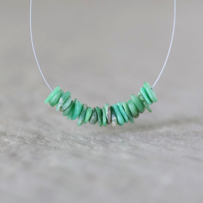 Rare Nevada Variscite Chip Beads 3-5mm Green Gemstone Beads for DIY Jewelry Making Supplies